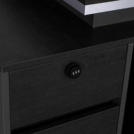 Birou Profesional Rosewood Din Lemn Maro 180x80x76cm