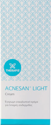 Therapis Acnesan for Light Skin Light Moisturizing Cream Face Day Tinted 75ml