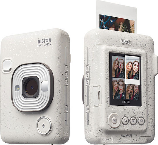 Fujifilm Instax Mini LiPlay Instant Φωτογραφική Μηχανή Stone White