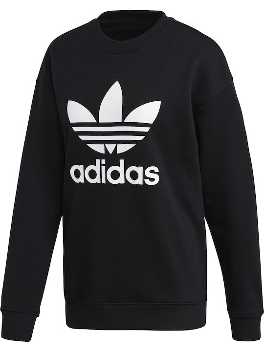 Trefoil Long Women's Sweatshirt Black