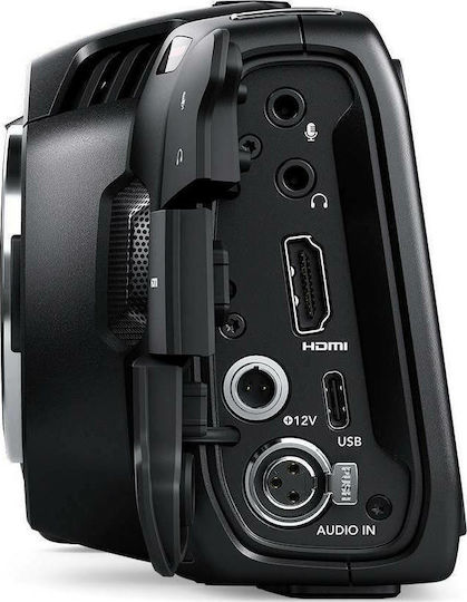 Blackmagic Design Βιντεοκάμερα Pocket Cinema 4K 4K DCI @ 60fps Αισθητήρας CMOS Αποθήκευση σε Κάρτα Μνήμης με Οθόνη Αφής 5" και HDMI