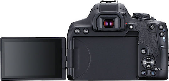 Canon DSLR Φωτογραφική Μηχανή EOS 850D Crop Frame Kit (EF-S 18-55mm F4-5.6 IS STM) Black