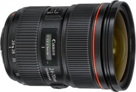Canon Full Frame Φωτογραφικός Φακός 24-70mm f/2.8L USM II Standard Zoom για Canon EF Mount Μαύρος
