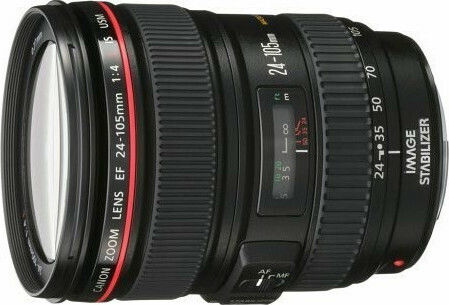 Canon Full Frame Φωτογραφικός Φακός 24-70mm f/2.8L USM II Standard Zoom για Canon EF Mount Μαύρος