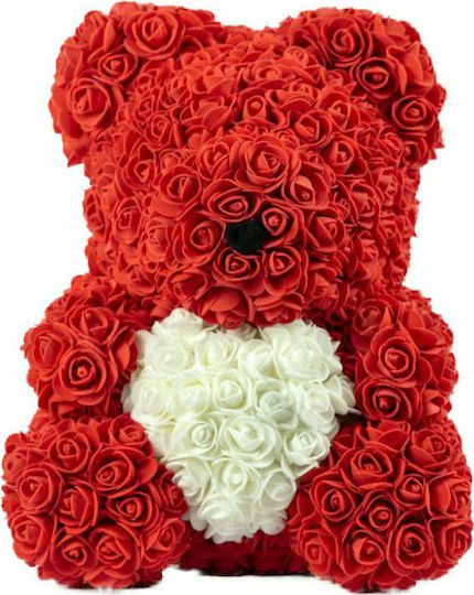 Ursuleț De Pluș Din Trandafiri Artificiali Roșii În Cutie Aleiferopoulos Flowers Ursuleț De Pluș Din Trandafiri Artificiali Roșii În Cutie Aleiferopoulos Flowers