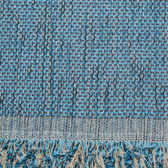 Borea 4 Season Four-Seater Sofa Throw Chenille 180x320cm Ecru