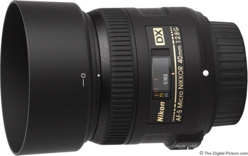Nikon Crop Φωτογραφικός Φακός AF-S DX Micro Nikkor 40mm f/2.8G Standard / Macro για Nikon F Mount Μαύρος