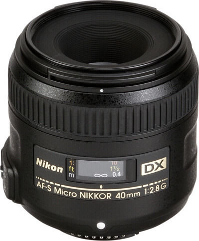 Nikon Crop Φωτογραφικός Φακός AF-S DX Micro Nikkor 40mm f/2.8G Standard / Macro για Nikon F Mount Μαύρος
