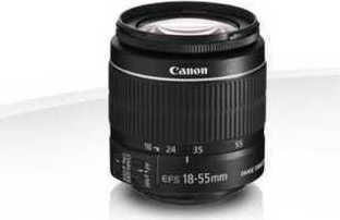 Crop Φωτογραφικός Φακός EF-S 18-55mm f/3.5-5.6 IS II Standard Zoom για  EF-S Mount Μαύρος