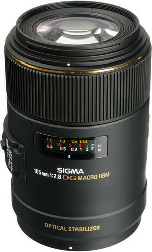 Sigma Full Frame Φωτογραφικός Φακός 105mm F2.8 EX DG OS HSM Telephoto /  Macro για Canon EF Mount Black | Skroutz.gr