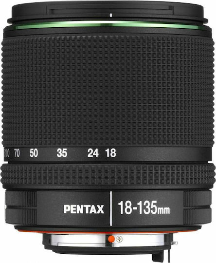 Pentax Crop Φωτογραφικός Φακός SMC DA 18-135mm F/3.5-5.6 ED AL (IF) DC WR Standard Zoom για Pentax K Mount Μαύρος