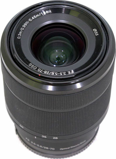 Sony Full Frame Φωτογραφικός Φακός FE 28-70mm F3.5-5.6 OSS Standard Zoom για Sony E Mount Μαύρος