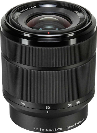 Sony Full Frame Φωτογραφικός Φακός FE 28-70mm F3.5-5.6 OSS Standard Zoom για Sony E Mount Μαύρος
