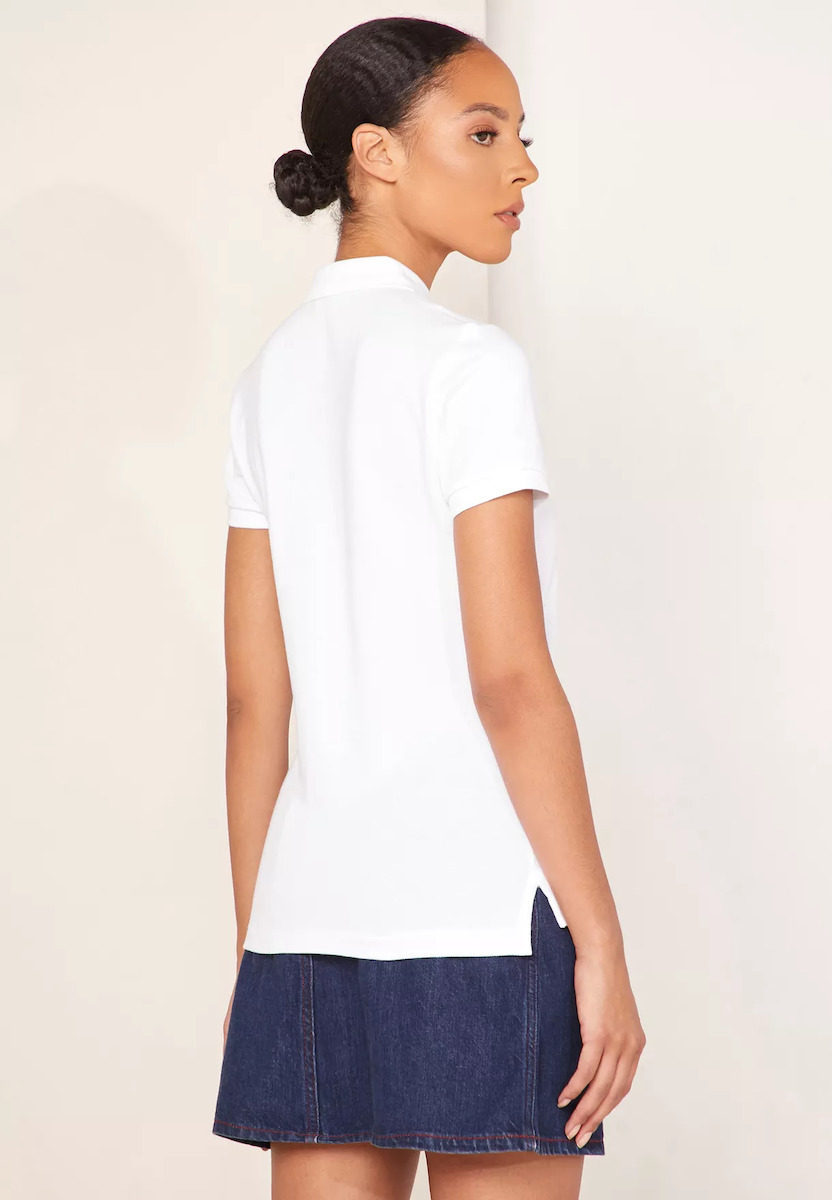 Ralph Lauren Γυναικεία Polo Μπλούζα Κοντομάνικη Λευκή 211505656-082