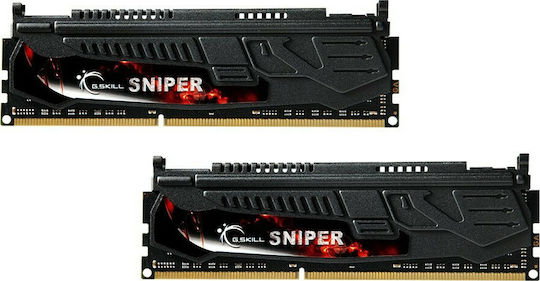 G.Skill Sniper DDR3 8GB RAM με 2x4GB Modules και Ταχύτητα 1866 για Desktop