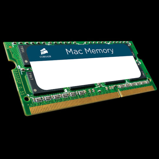 Corsair Mac Memory DDR3 με Module 1x4GB και Ταχύτητα 1333 για Laptop