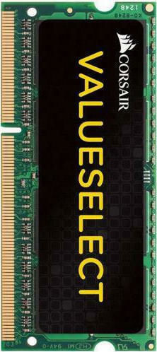Corsair Value Select DDR3 με Module 1x4GB και Ταχύτητα 1600 για Laptop