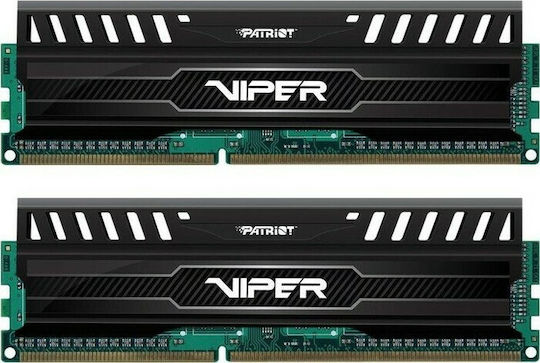 Patriot Viper 3 DDR3 16GB RAM με 2x8GB Modules και Ταχύτητα 1600 για Desktop
