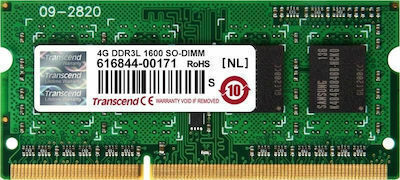 Corsair Corsair DDR3L Arbeitsspeicher mit Module 1x4GB und Geschwindigkeit 1600 für Laptop