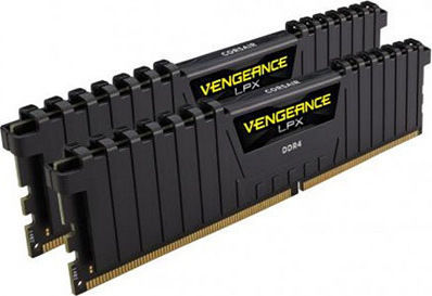 Corsair Vengeance LPX DDR4 16GB RAM με 2x8GB Modules και Ταχύτητα 2400 για Desktop
