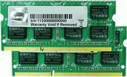 G.Skill F3 Series DDR3L 8GB Memory RAM with 2x4GB Modules and Speed 1600 for Laptop