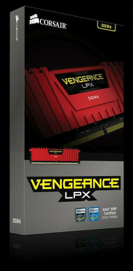 Corsair Vengeance LPX DDR4 με Module 1x8GB και Ταχύτητα 2400 για Desktop