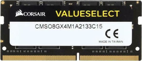 Corsair Value Select DDR4 with Module 1x8GB and Speed 2133 for Laptop