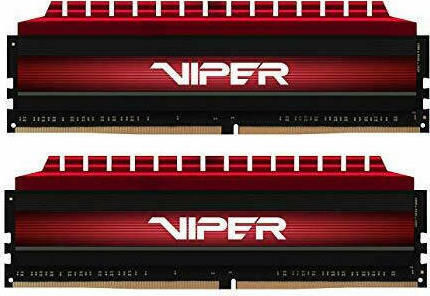 Patriot Viper 4 Series 8GB DDR4 RAM cu 2 module (2x4GB) și Viteză 3000 pentru Desktop