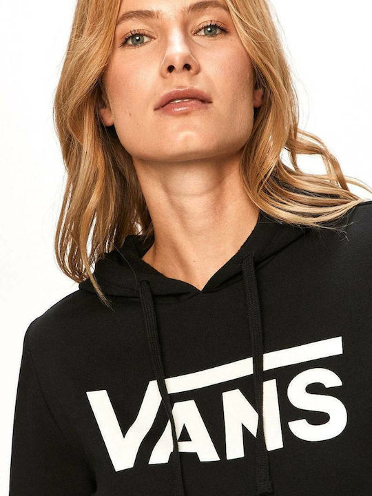 Classic V Women's Sweatshirt Hooded Black