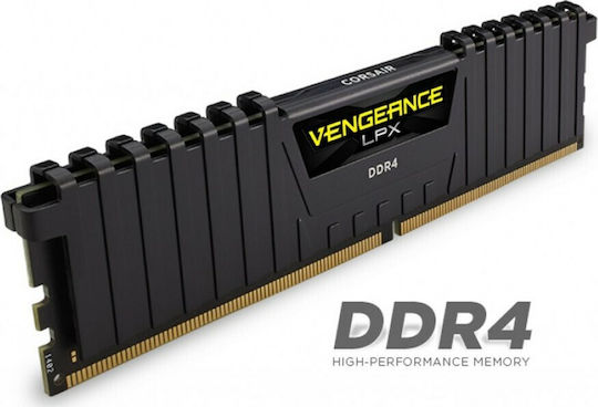 Corsair Vengeance LPX DDR4 8GB RAM με 2x4GB Modules και Ταχύτητα 2400 για Desktop