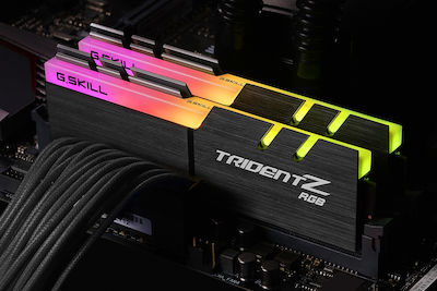 G.Skill Trident Z RGB 16GB DDR4 RAM με 2 Modules (2x8GB) και Ταχύτητα 3600 για Desktop