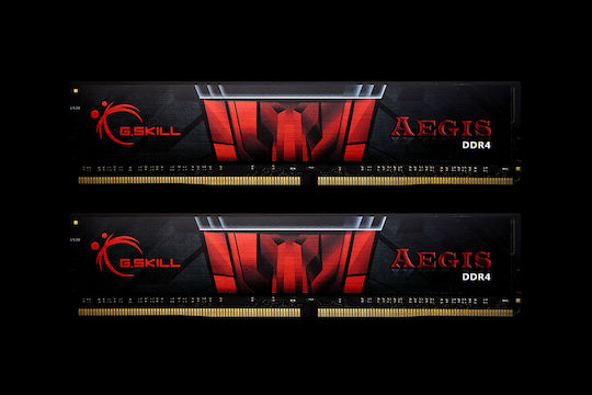 G.Skill Aegis 8GB DDR4 RAM with 2 Modules (2x4GB) and 2400 Speed for Desktop
