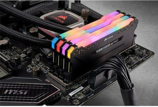 Corsair Vengeance RGB Pro 32GB DDR4 RAM with 4 Modules (4x8GB) and 2666 Speed for Desktop
