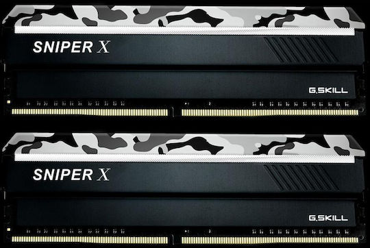 G.Skill Sniper X DDR4 16GB RAM με 2x8GB Modules και Ταχύτητα 3600 για Desktop