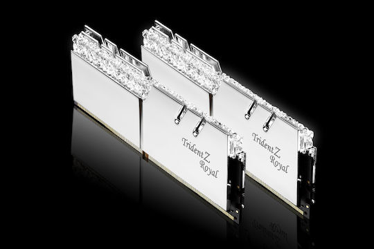 G.Skill Trident Z Royal DDR4 16GB RAM με 2x8GB Modules και Ταχύτητα 3200 για Desktop