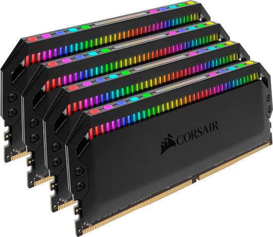 Corsair Dominator Platinum RGB 32GB DDR4 RAM with 4 Modules (4x8GB) and 3200 Speed for Desktop