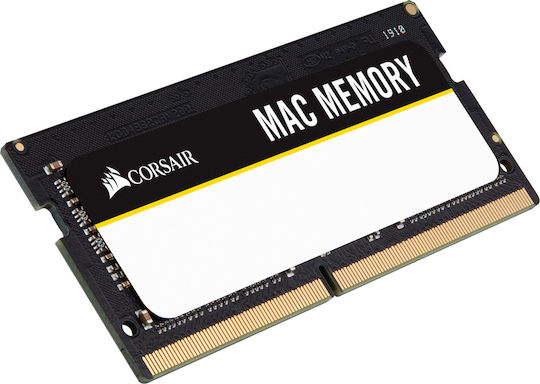 Corsair Mac Memory DDR4 32GB RAM με 2x16GB Modules και Ταχύτητα 2666 για Laptop