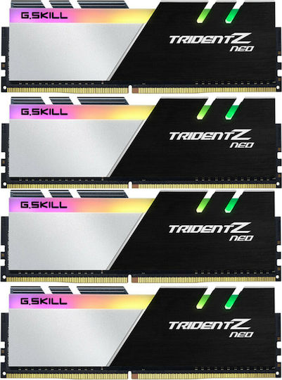 G.Skill Trident Z Neo 64GB DDR4 RAM cu 4 module (4x16GB) și Viteză