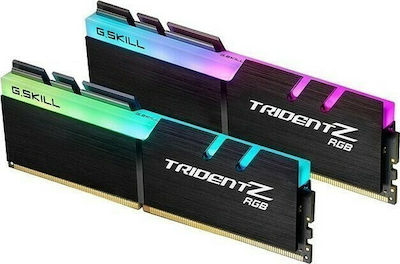 G.Skill Trident Z RGB 32GB DDR4 RAM με 2 Modules (2x16GB) και Ταχύτητα 3600 για Desktop