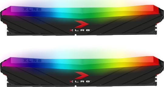 PNY XLR8 DDR4 16GB RAM με 2x8GB Modules και Ταχύτητα 3200 για Desktop