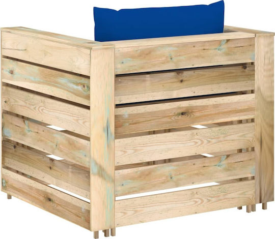 Garten- und Outdoor-Möbelsets für kleinen Raum 2 Stück Grün mit Kissen