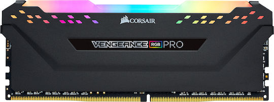 Corsair Vengeance RGB Pro 16GB DDR4 RAM cu 2 module (2x8GB) și