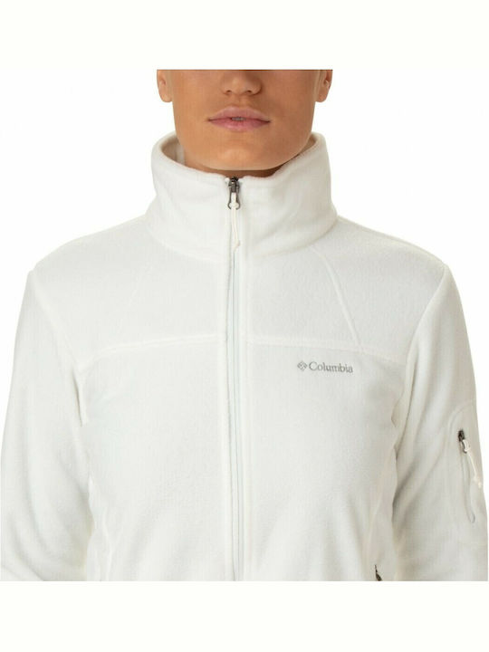 Fast Trek II Women's Cardigan with Zipper White