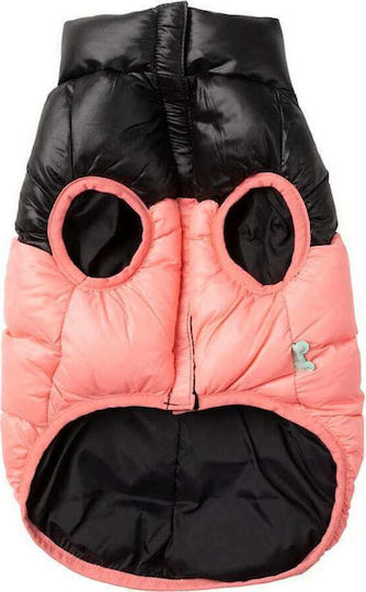 Fuzzyard Harlem Puffer Μπουφάν Σκύλου Ροζ με Μήκος Ράχης 26 εκ.