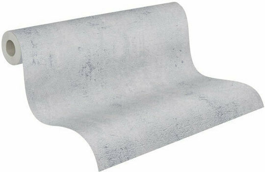 Wall Wallpaper Vinyl Gray 1005x53cm Washable