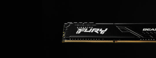 Kingston Fury Beast DDR4 με Module 1x8GB και Ταχύτητα 3600 για Desktop