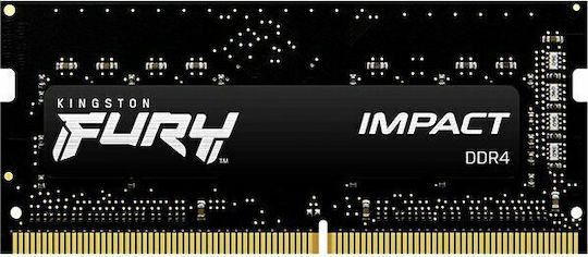 Kingston Fury Impact DDR4 με Module 1x8GB και Ταχύτητα 3200 για Laptop