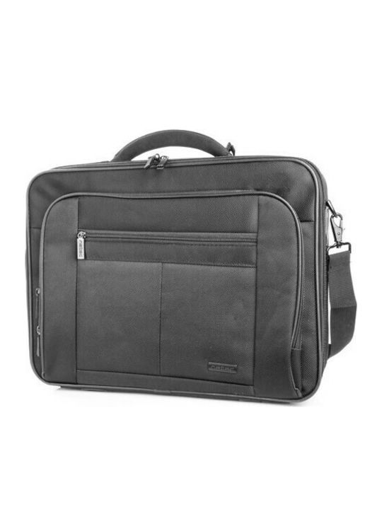 Natec Boxer Τσάντα Ώμου / Χειρός για Laptop 17.3" σε Μαύρο χρώμα