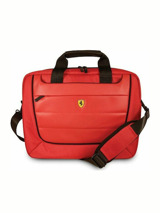 Ferrari Breafcase MacBook Чанта за Рамо / Ръчна за лаптоп 15.4" в Червен цвят