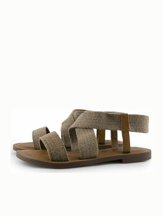 Refresh Women's Flat Sandals in Brown Color